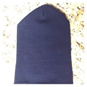 Blue stocking cap